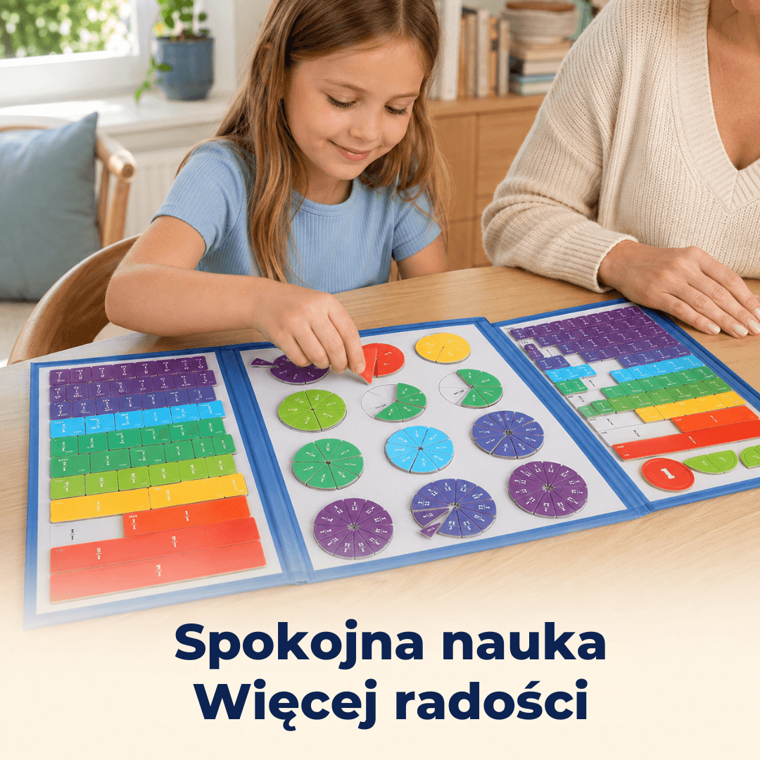 UłamkoKlik - Magnetyczna gra, dzięki której dziecko szybciej zrozumie ułamki