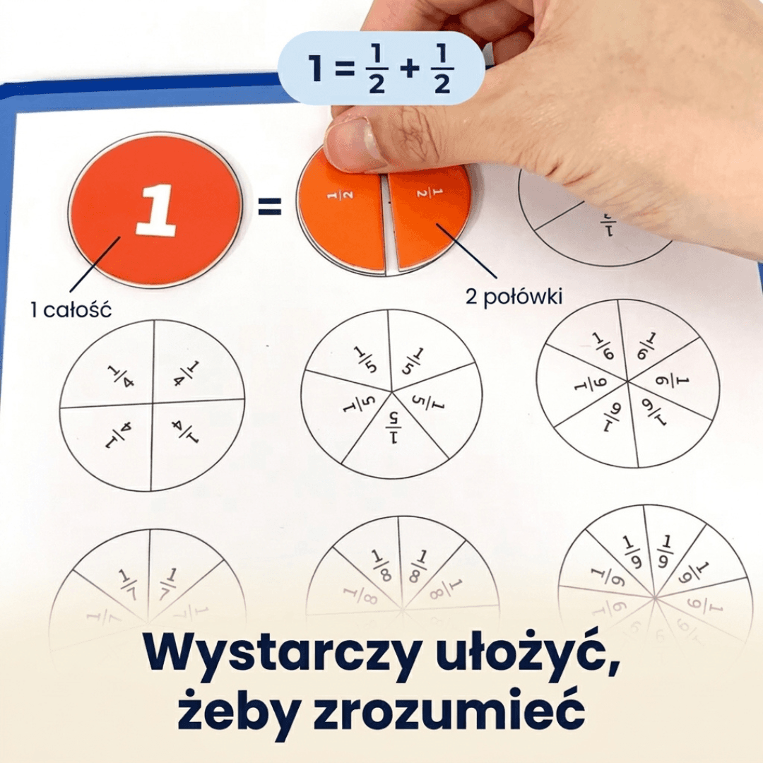 UłamkoKlik - Magnetyczna gra, dzięki której dziecko szybciej zrozumie ułamki