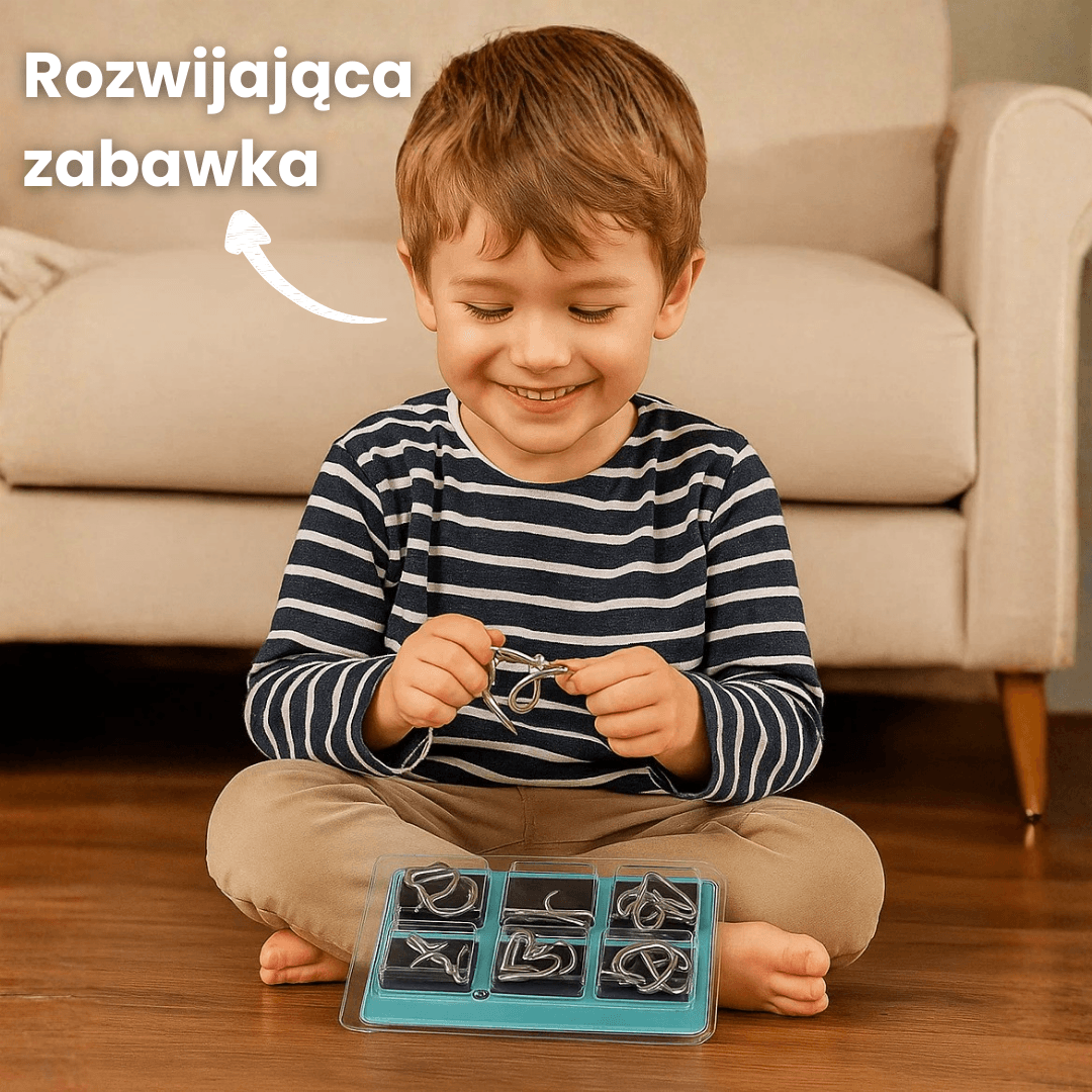 MiniMaster - Gra Logiczna dla Dzieci i Dorosłych (8 łamigłówek w zestawie)