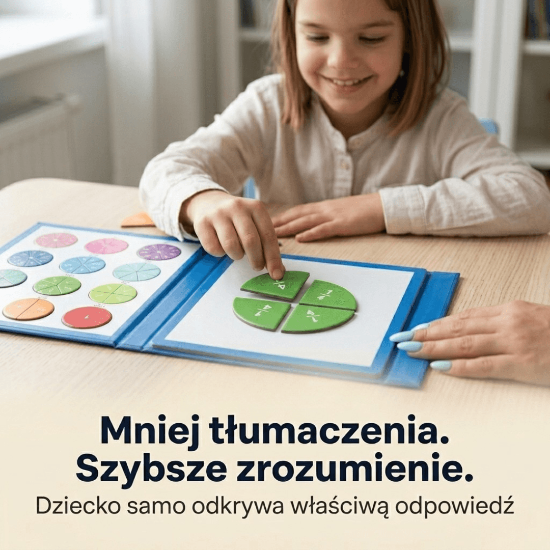UłamkoKlik - Magnetyczna gra, dzięki której dziecko szybciej zrozumie ułamki
